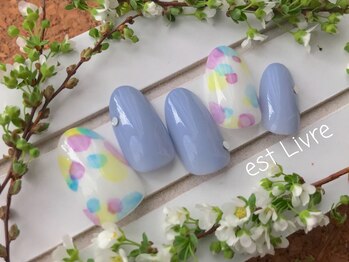 エストリブレ(estLivre)/水彩ドット