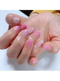 季節のフラワーネイル☆