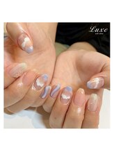 ネイルサロンリュクス (nailsalon Luxe)/モクモク雲ネイル☆
