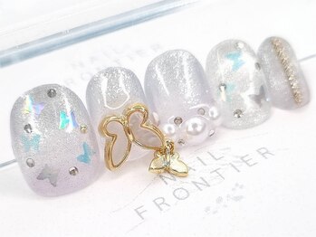 ネイルフロンティア 吉祥寺(NAIL FRONTIER)/ホワイトバタフライ14980円