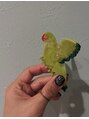 ネイルサロン アフロディーテ 牛久店(Aphrodite)&nbsp;鳥の形のバレッタ仕事中も愛用です！
