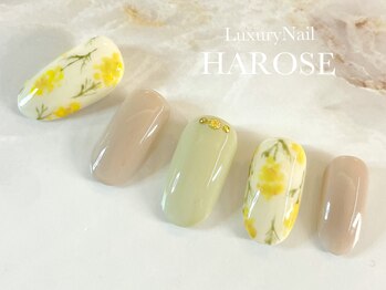 ラグジュアリーネイル ハローズ(HAROSE)/ミモザネイル