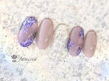 ファミリア/紫陽花ネイル