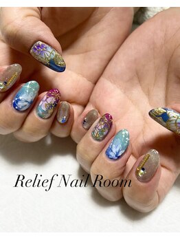 リリーフネイルルーム(RELiEF NAiL ROOM)/持ち込みデザイン