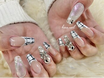 ハナネイルアンドアイラッシュ(hana nail & eyelash)の写真/爪が折れた、ちび爪や深爪の方、長さがバラバラという方も◎諦めていたデザインも長さ出しで理想の指先に♪