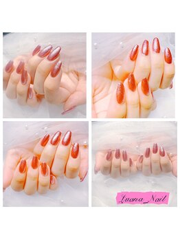 ルアナネイル(Luana_Nail)/シャンパンレッド！ワンカラー♪