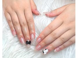 キティちゃんネイル/夏ネイル