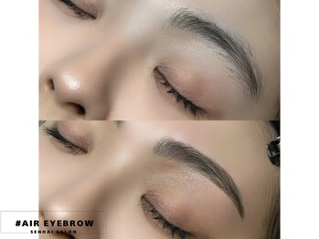 ハッシュタグ エアーアイブロウ 仙台(#AIR EYEBROW)/アーチ