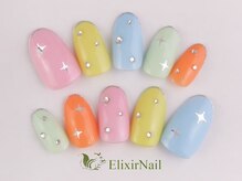 エリクサーネイル 長堀橋(Elixir Nail)/定額bカジュアル/ クーポン使用