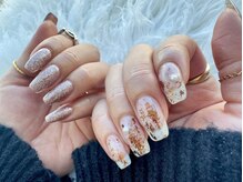 ネイルアイラッシュサロン ジョアアンジェ 難波店(joie ange)/1時間仕上げ　ニュアンス　