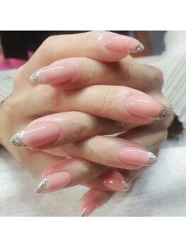 エムネイル(eM nail)/ラメフレンチ