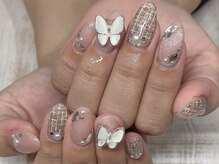 カラーズ(colors.)/ツイード×ちょうちょ×きらきら