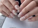 Narumi限定ぷっくり花ネイル