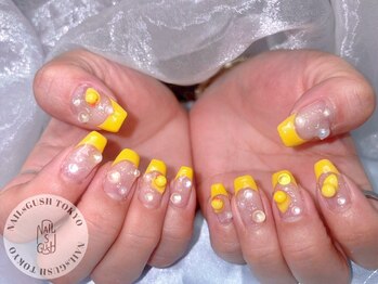 ネイルズガッシュ 溝の口店(NAILs GUSH)/フレンチ/アヒル/水滴/3D
