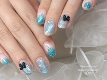 平日限定☆リボンネイル
