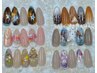 初回/定額ネイル【トレンド】ニュアンス*マグネット*フィルイン/パラジェル
