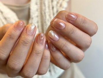 アールネイル(r.nail)/桃カラー