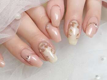spring flower nail