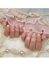 アイカ(Aika)/チーク薔薇ネイル