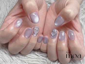 モア(moa)/マグネット　ハート　パーツ