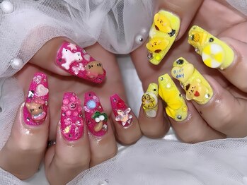 リンネイル 新大久保店(Rin Nail)/#待ち込みデザインOK #付け放題