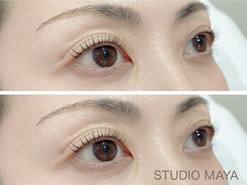 スタジオ マヤ(STUDIO MAYA)の写真/自まつ毛の特徴を活かした上品で美しいデザインが好評◎ミリ単位の調整が得意なサロン★【恵比寿/代官山】
