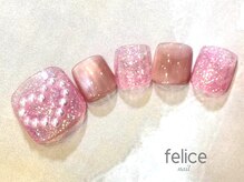 ネイルサロン フェリーチェ 東川口店(Felice)/【定額フットネイル】¥8500
