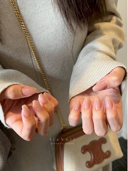 リアネイル(liaNail)の写真/ふとした瞬間に見惚れる指先へ。オフィスに映える、こだわりの極上シンプルネイルは【 liaNail】へ♪