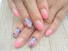 ウォーターワールド 大和店(WATER WORLD)/ボタニカルフラワーネイル