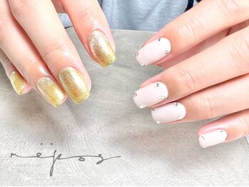 ルポネイル 高円寺(repos nail)/マグネット ストーンニュアンス