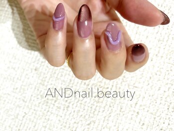 アンドネイル ビューティー(AND nail,beauty)/秋ネイル/マグネット/藤沢