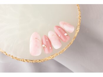 エムスラッシュネイル 本牧店(M SLASH)/ニュアンス春ネイル