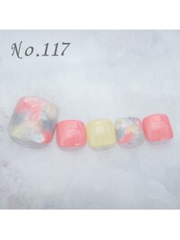 フットネイル：No.117