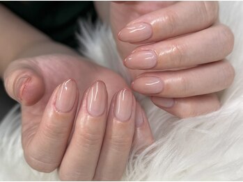 細フレンチネイル