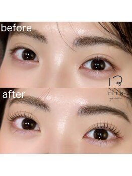 リル 北千住店(rire)の写真/キープ力・仕上がりの綺麗さ・モチの良さが自慢◎一人ひとりの目元に合わせたデザインが得意♪