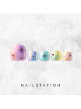 ネイルステーション リンクスウメダ店(NAIL STATION)/グラデーション／パラジェル