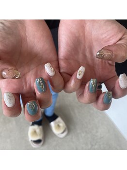 ポレ(pole)/夏ネイル