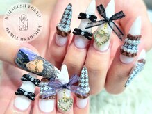 ネイルズガッシュトウキョウ 横浜西口店(NAILsGUSH TOKYO)/痛ネイル/ガーリー/千鳥柄