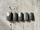 グレーシンプルネイル