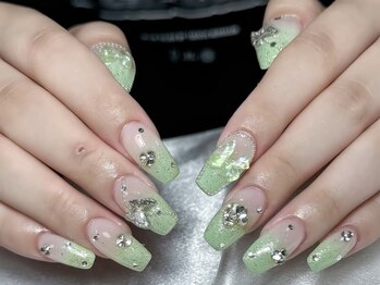 リンネイル 新大久保店(Rin Nail)/#待ち込みデザインOK　#付け放題