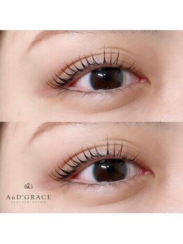 アンドグレース ブロウ 長浜店/大人気☆根本立ち上げカール