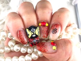 お客様オーダー推し活痛ネイル