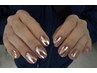 【Hand】ミラーネイル（クリアベース）￥8000→￥7500