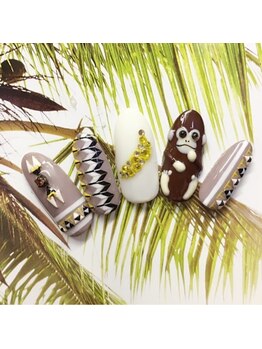 アンジェヴォーグ 名古屋本店(Angevogue)/2016モンキーネイル