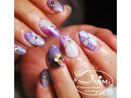 フラワーネイル　お持ち込み写真