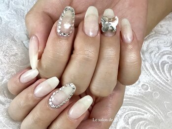 サロンド トウキョウ(Le salon de TOKYO)/キラキラ☆ウェディングネイル