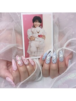 バベル 新町店(Babel)/推しカラーネイル　¥8000～