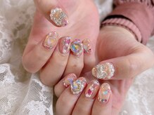 フェルタム バイ アリスボーテ 渋谷(Feltam by Arys beaute)/ハートリボンキラキラパーツ