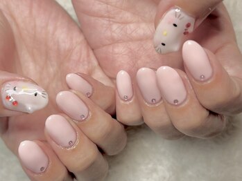 ラピス(Lapis)/キティ/ワンカラー/ストーン/桃