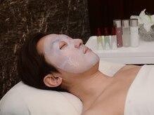 男のエステ ダンディハウス 大宮店/→　生コラーゲンをパック